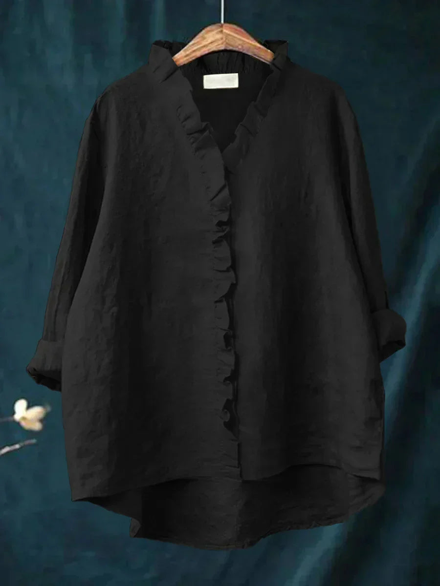 Lily - Lightweight Blouse with Ruffles