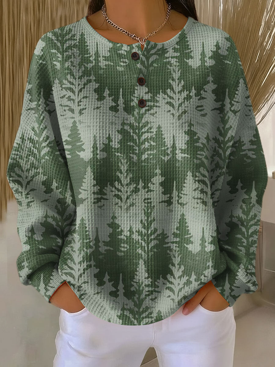 Inga | Christmas Sweater with Classic Wood Pattern