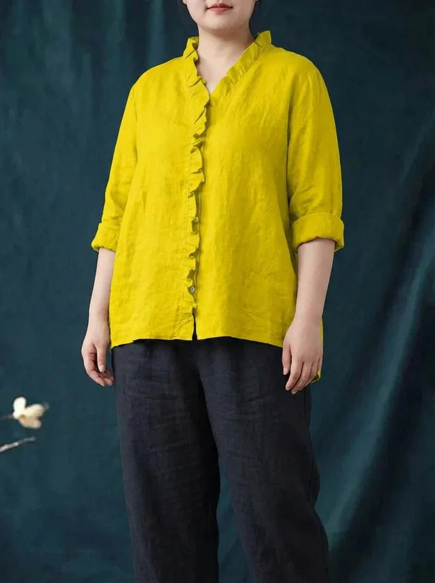 Eline™ | Elegant Summer Linen Blouse