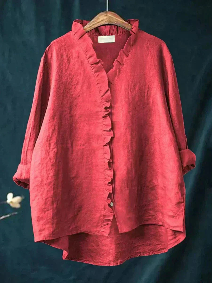 Celestine™ | Delicate Ruffled Blouse