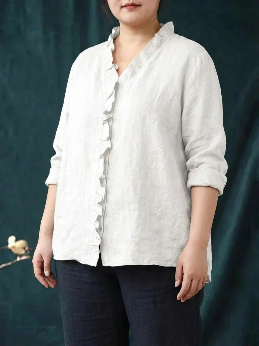 Eline™ | Elegant Summer Linen Blouse