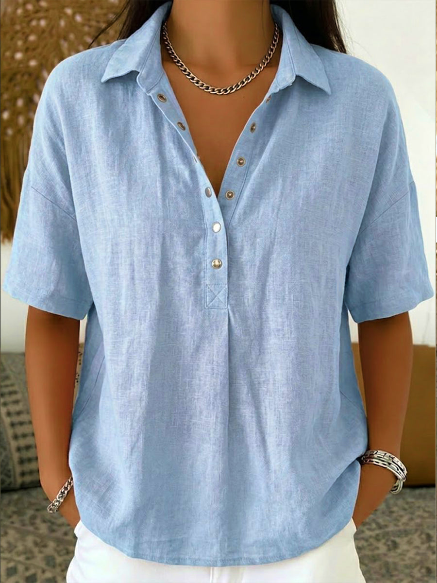 Noor™ | Cotton & Linen Polo