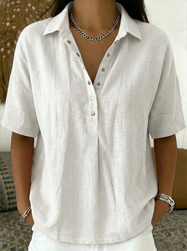 Noor™ | Cotton & Linen Polo