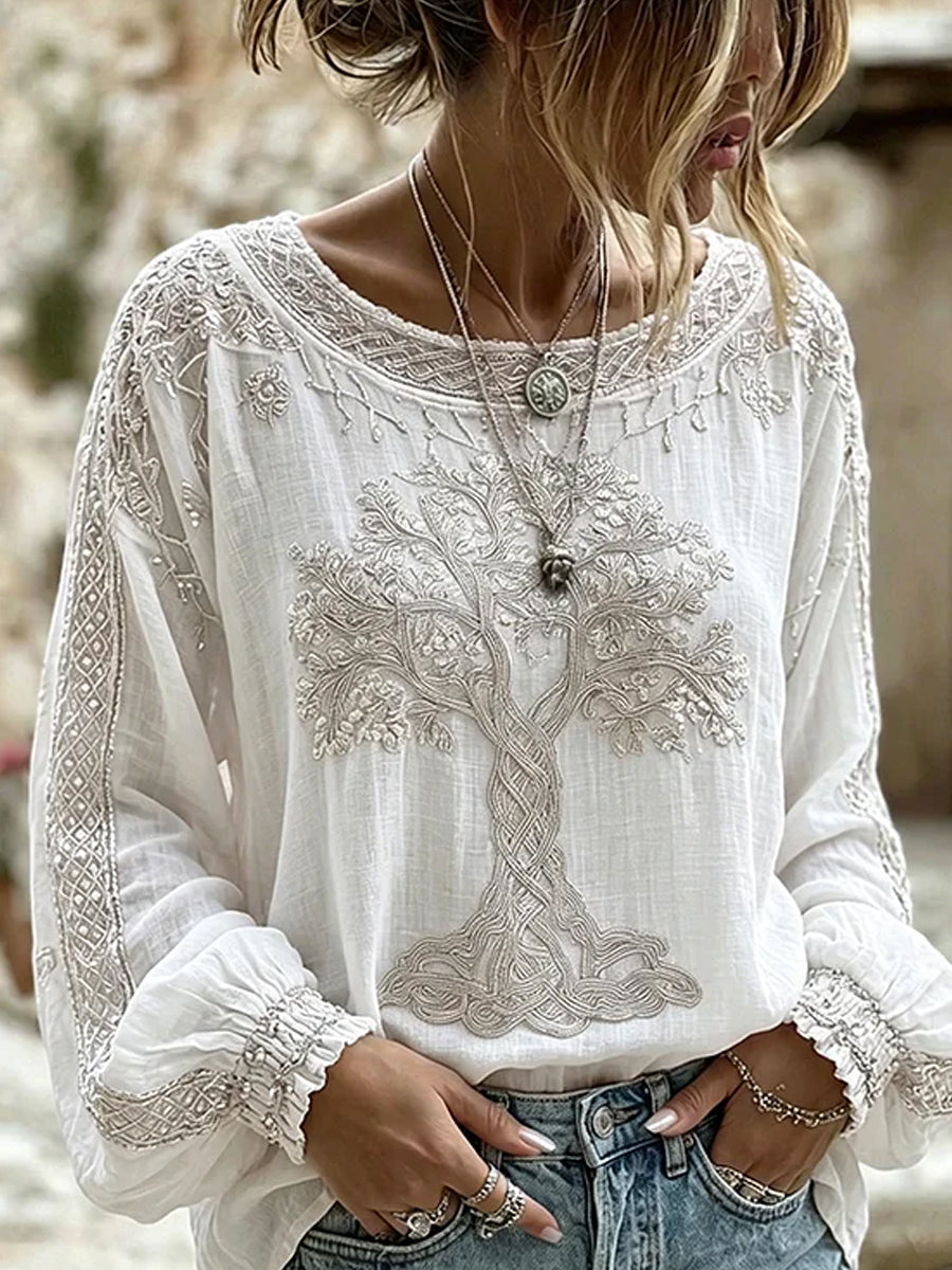 Arboree™ | Top Vintage Embroidered