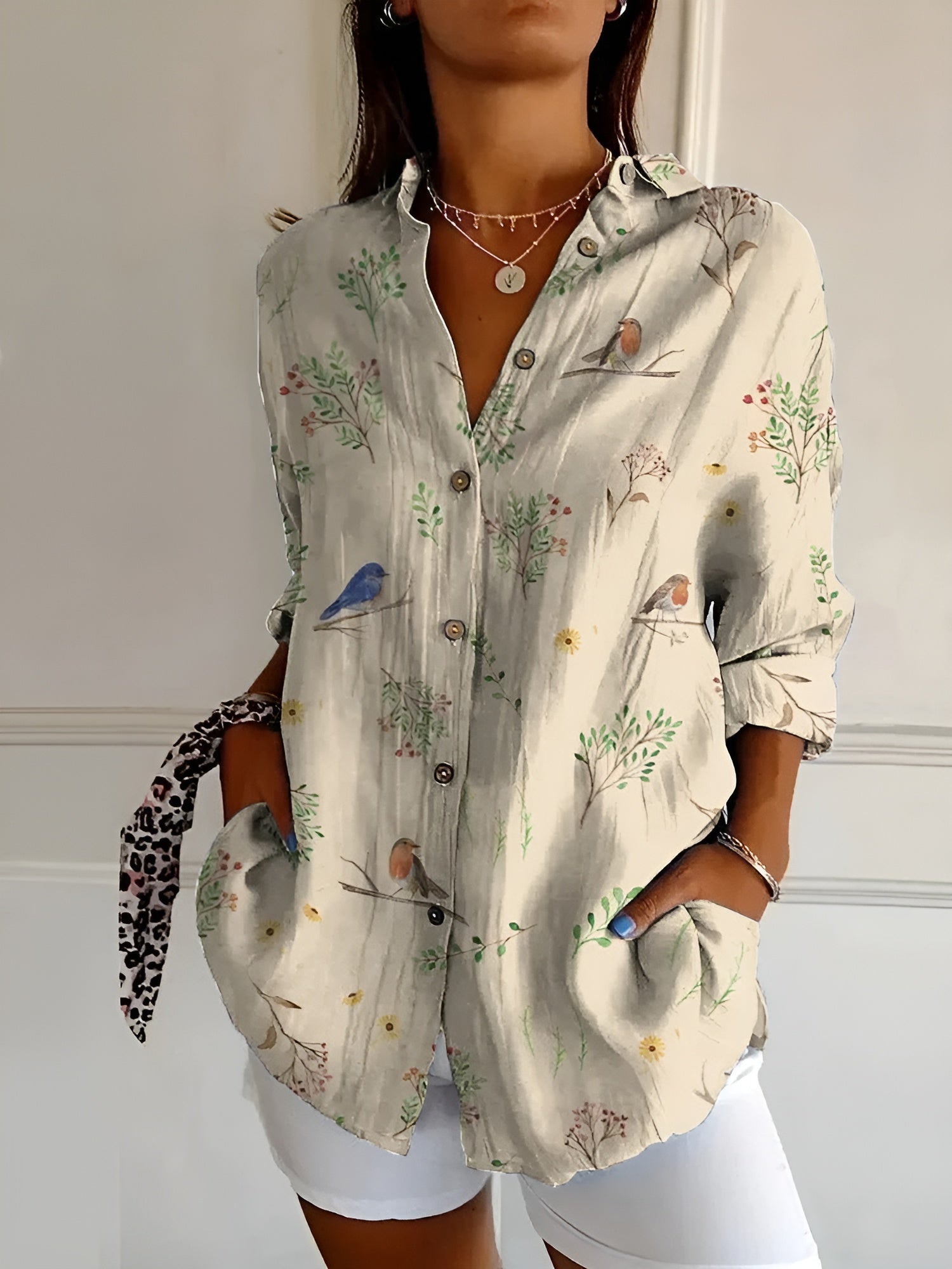 Kaitlyn™ | Fluid Floral Blouse 1+1