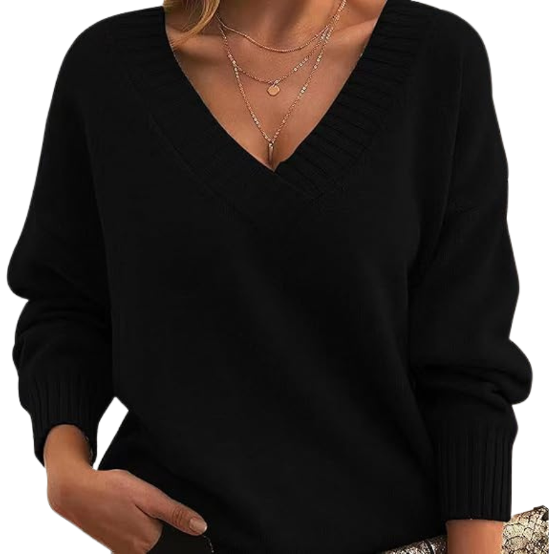 Mila – Women’s Chic V-Neck Sweater