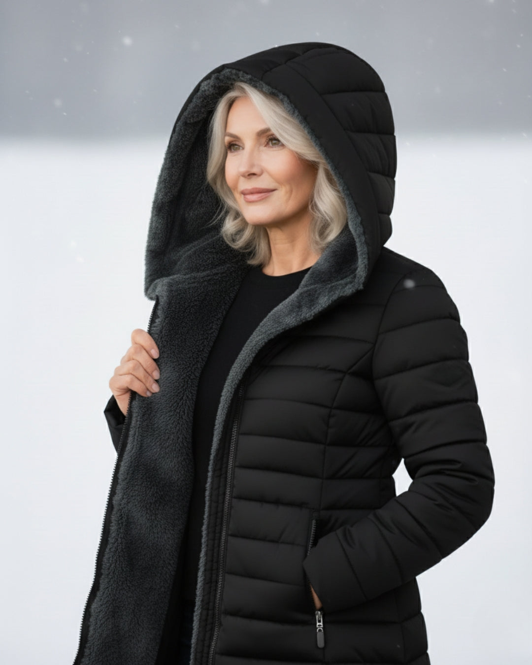 Clair | Puffer jacket lined with fleece