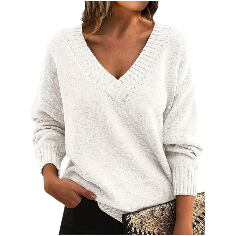 Mila – Women’s Chic V-Neck Sweater