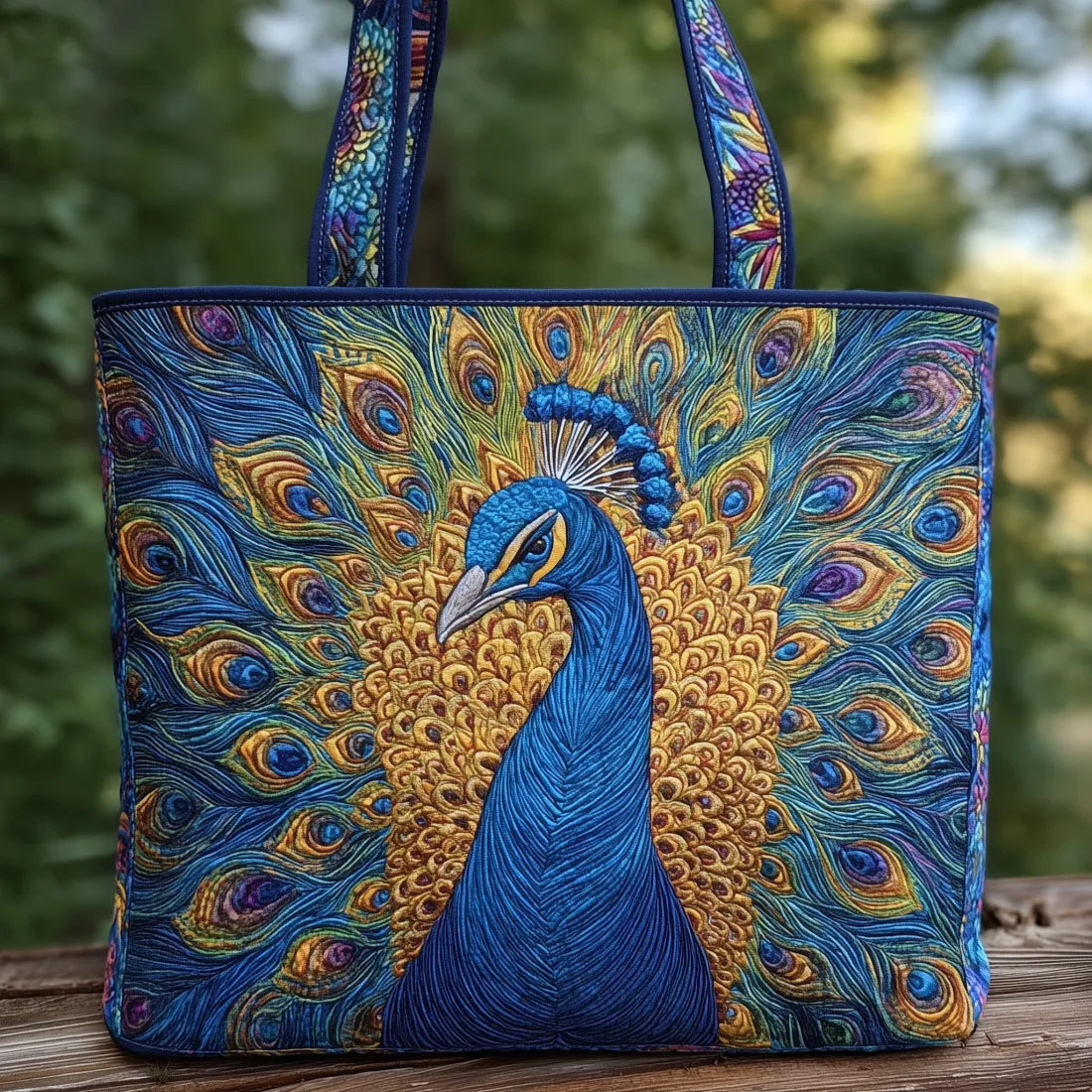 Artisan Tote Bag - Royal Peacock