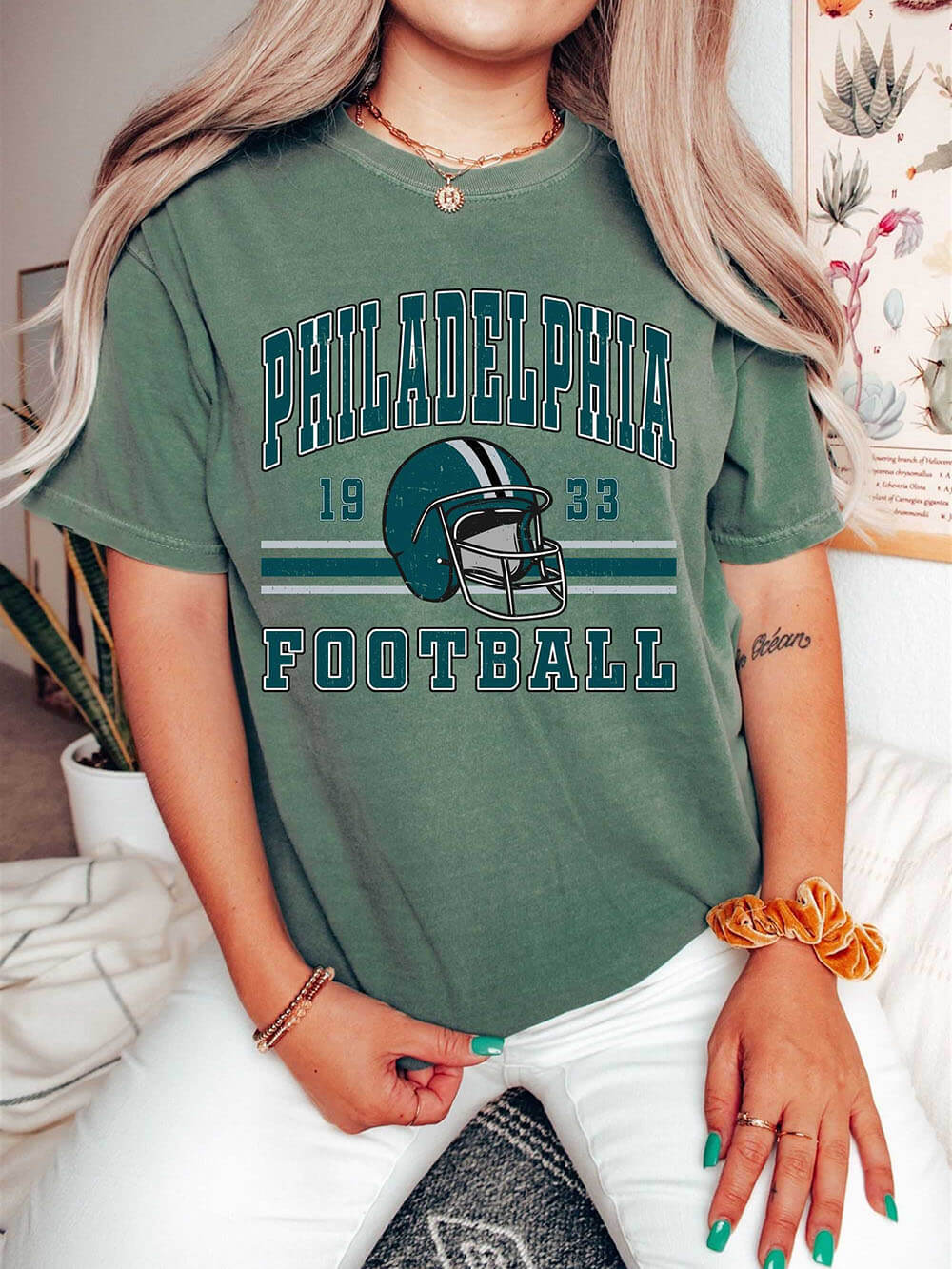 Bequemes Fußball-T-Shirt Philadelphia