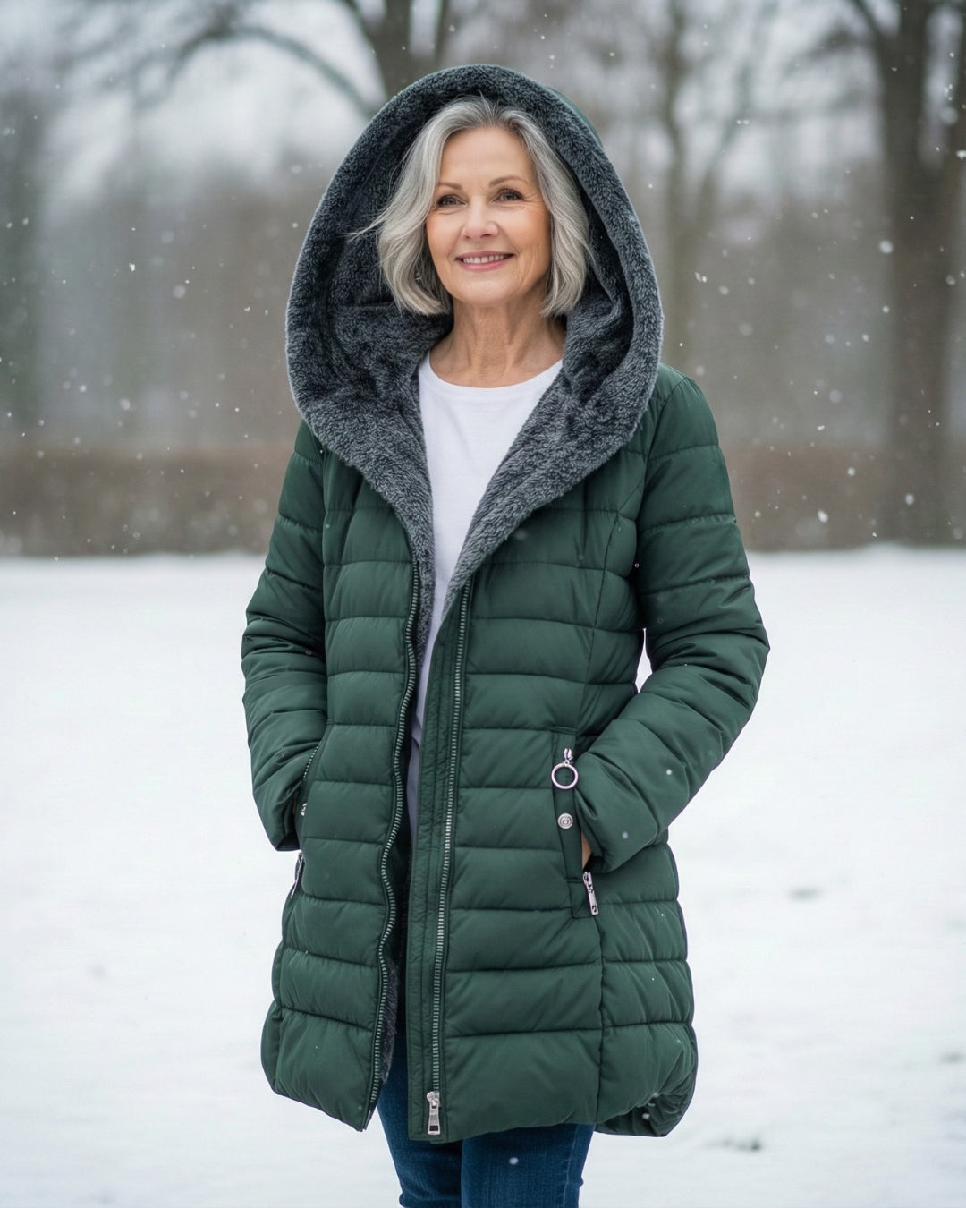 Clair | Puffer jacket lined with fleece