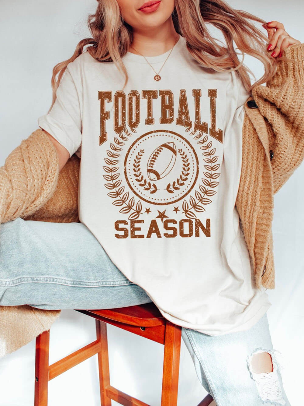 Süßes und trendiges Fußball-Saison-T-Shirt