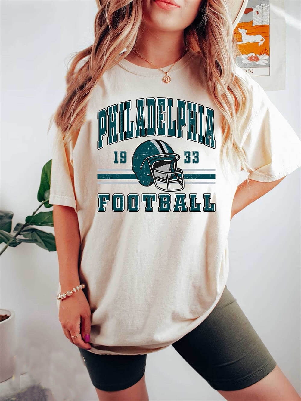 Bequemes Fußball-T-Shirt Philadelphia
