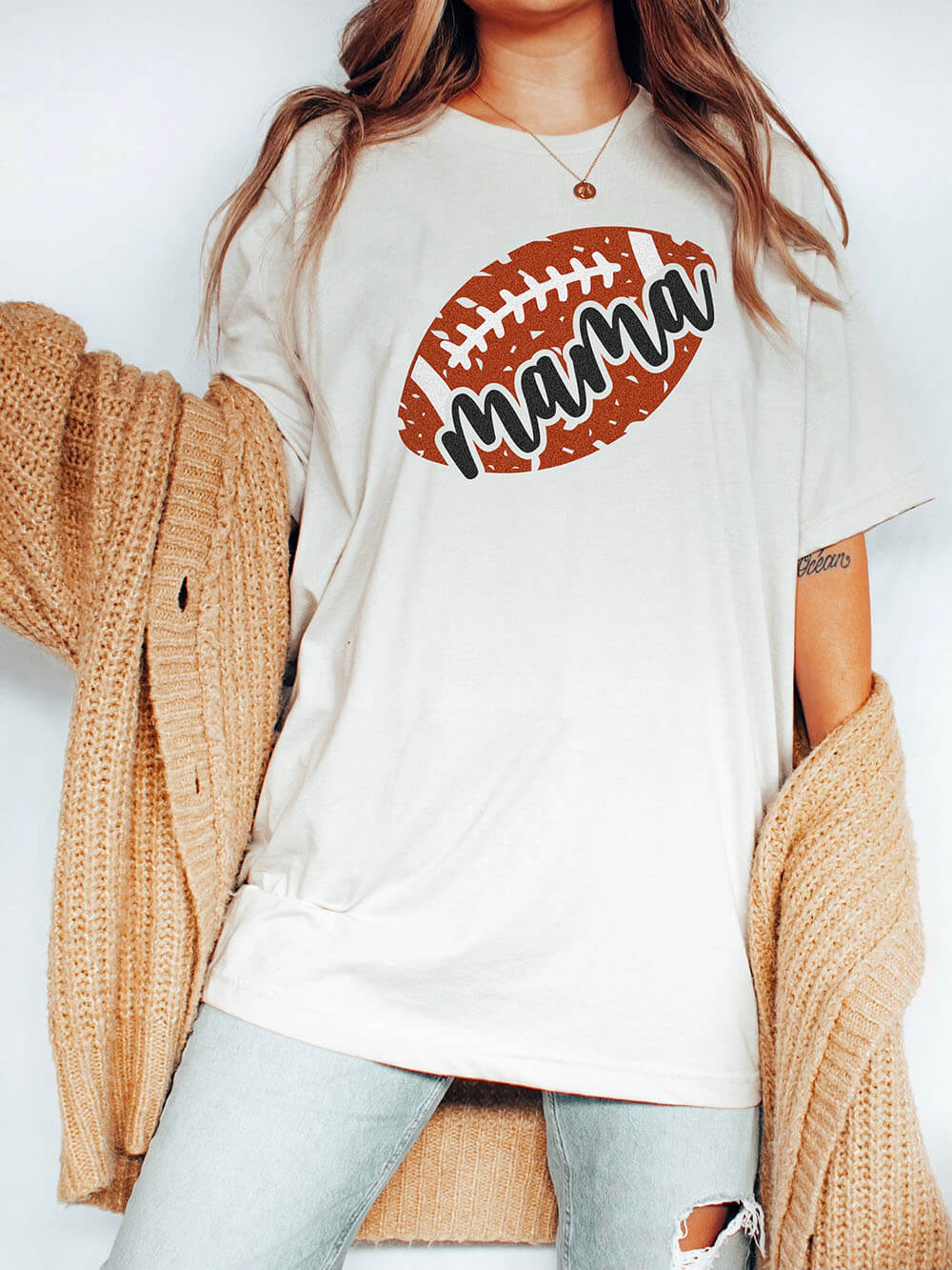 Mama-Fußball-T-Shirt