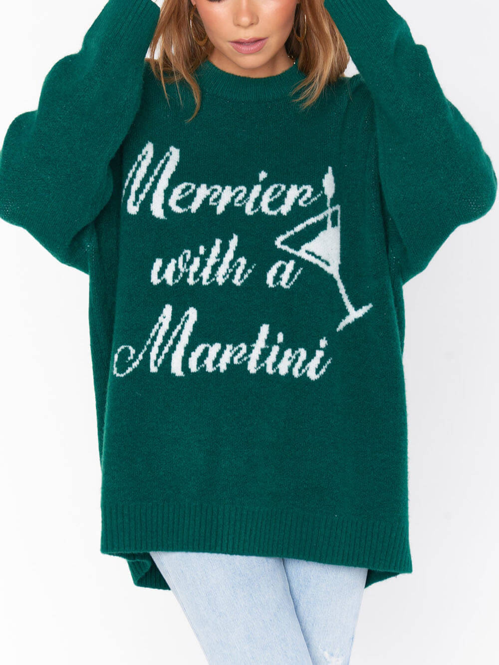 Klassischer Pullover mit Rundhals
