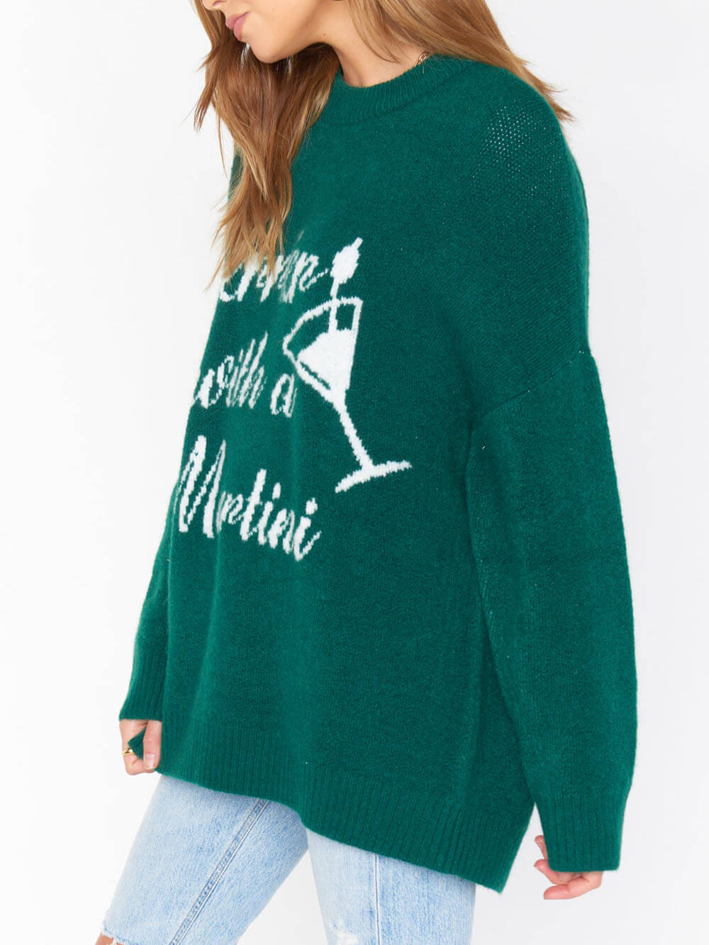 Klassischer Pullover mit Rundhals