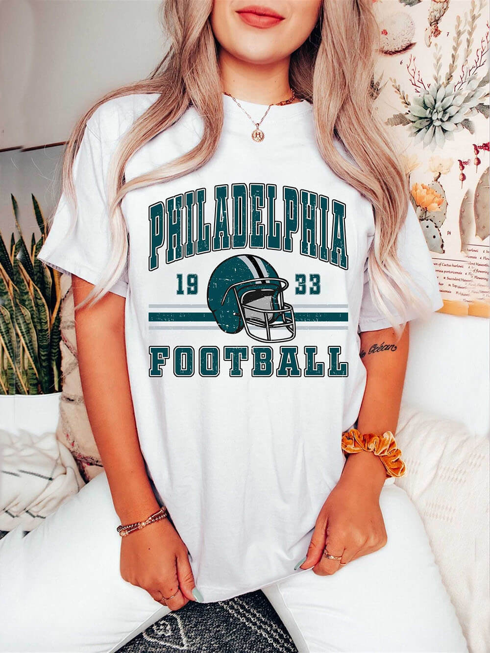 Bequemes Fußball-T-Shirt Philadelphia