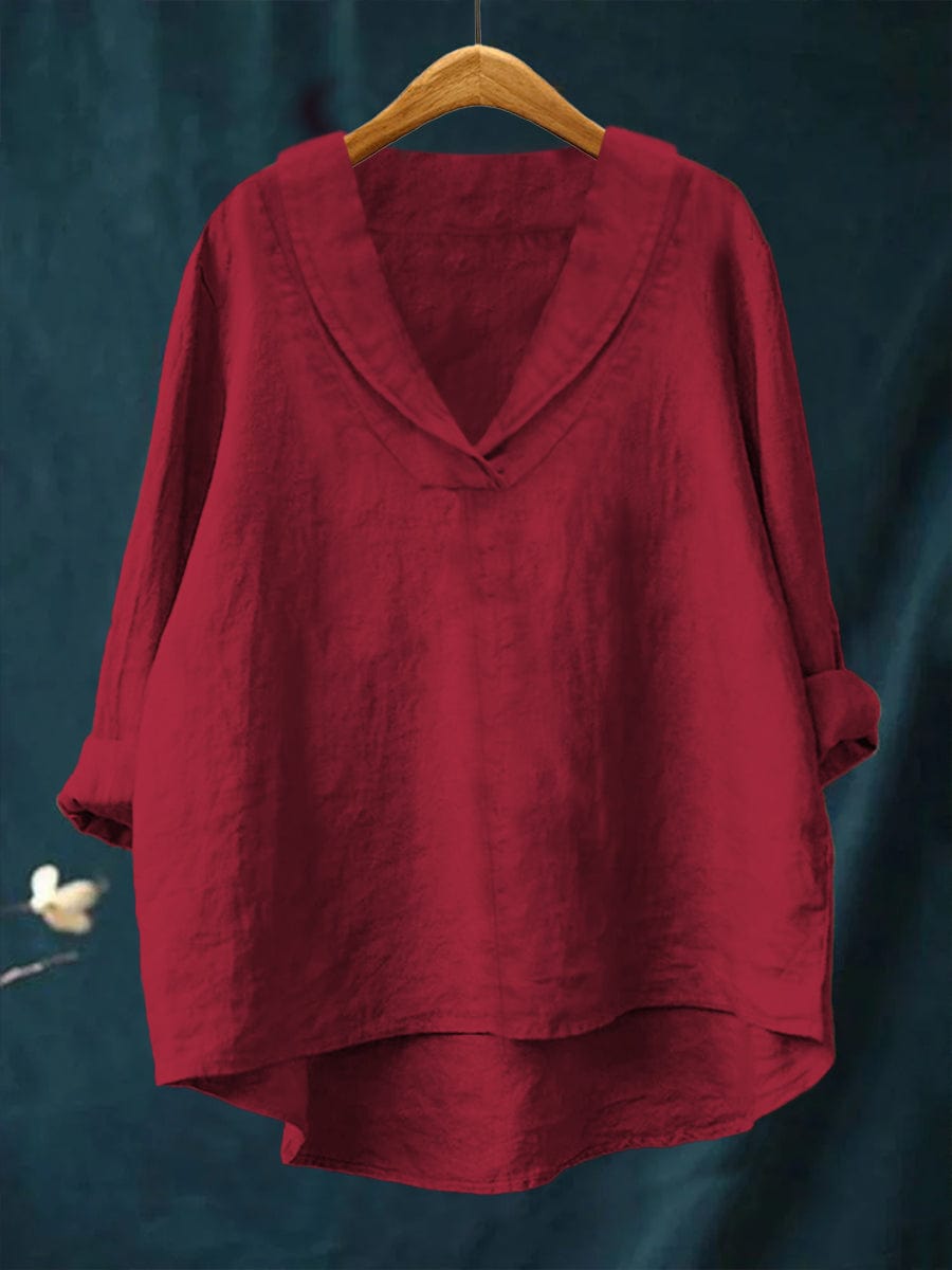 Hortense™ | Fluid V-Neck Blouse