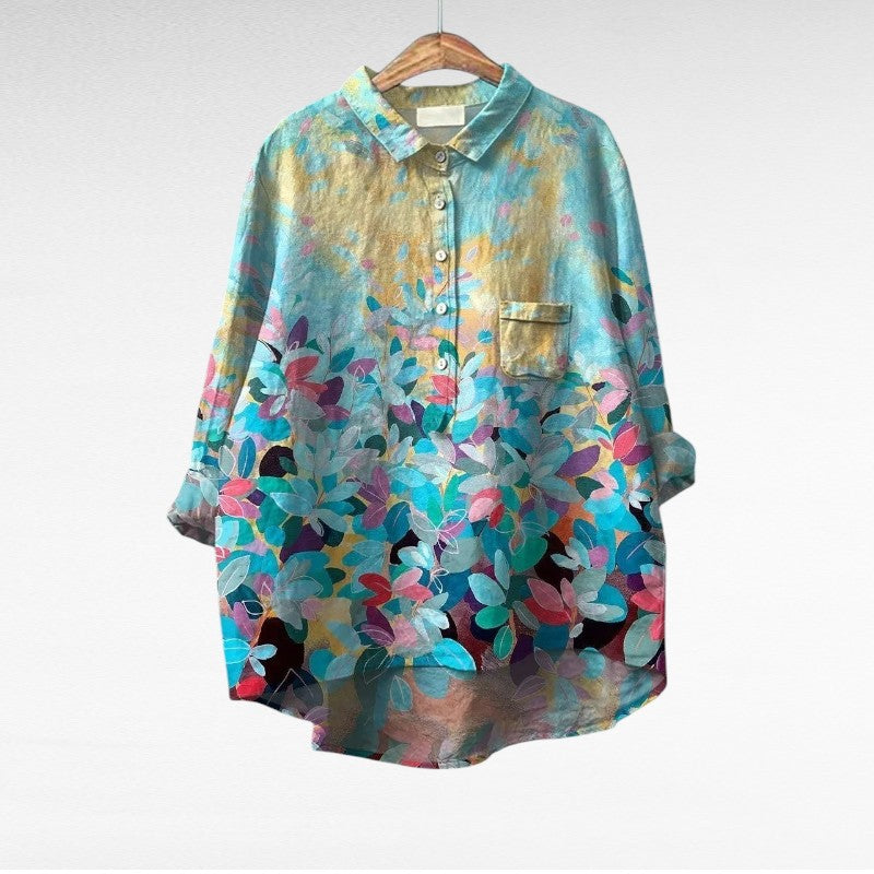 Eulalie™ | Elegant Floral Blouse