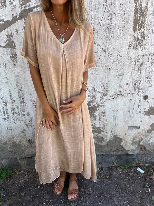 Bequemes, lässiges Kleid