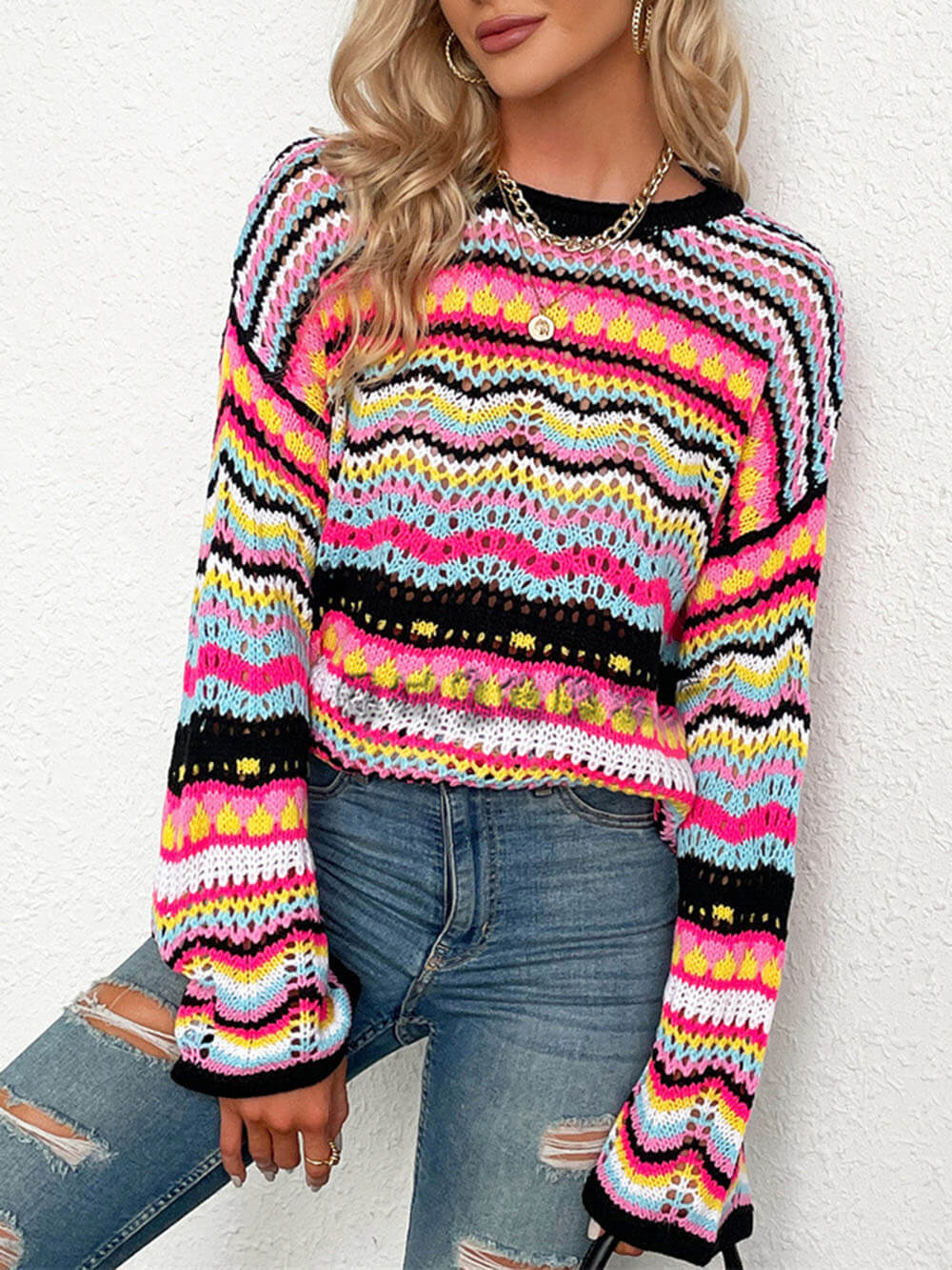 Langer Wochenend-Pulli