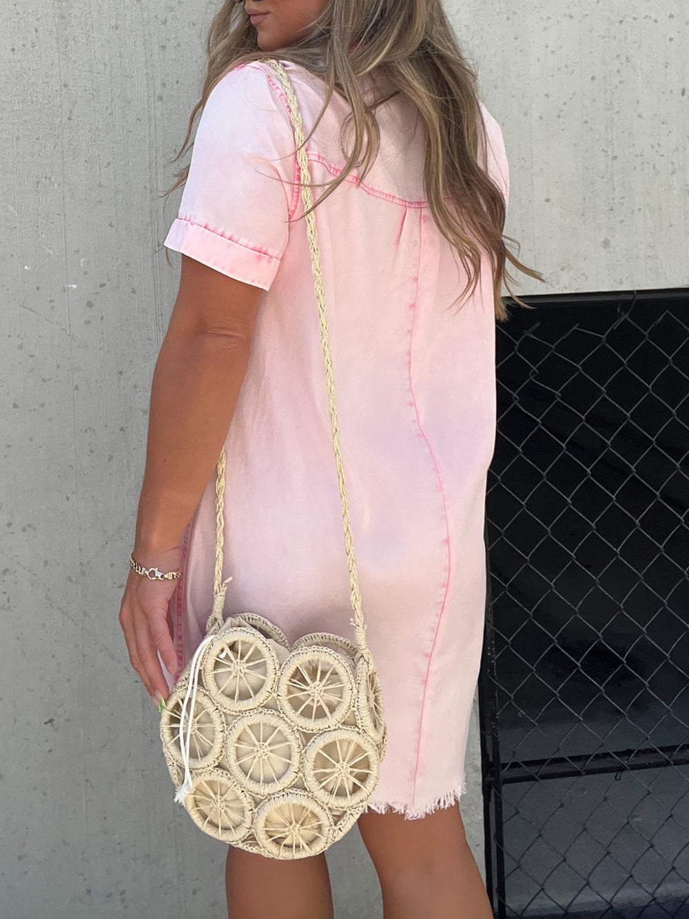Kleid Hemdbluse Tencel Happy Ends Rosa