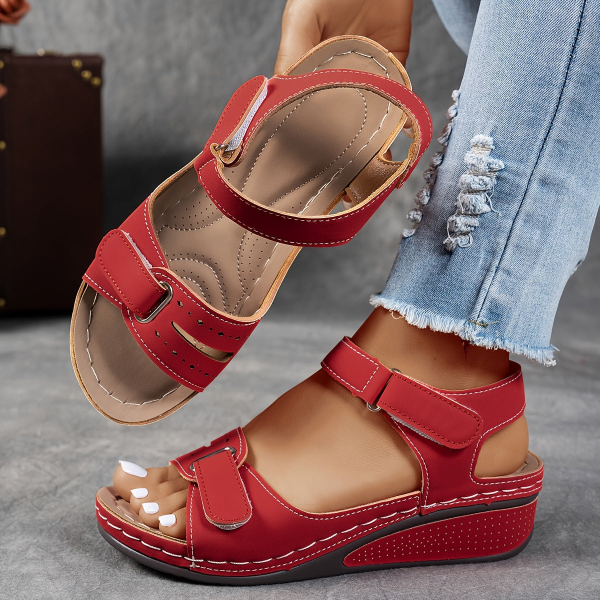 GRACE | Orthopedic Wedge Sandals for All-Day Comfort