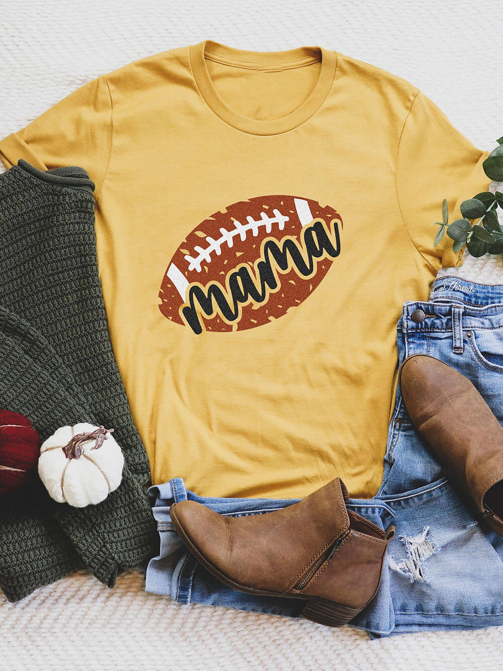 Mama-Fußball-T-Shirt