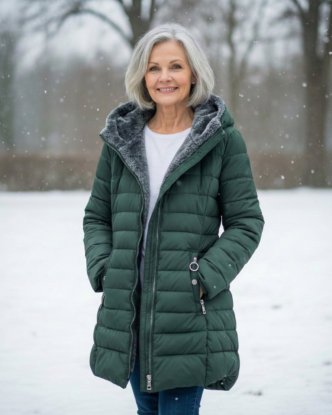 Clair | Puffer jacket lined with fleece