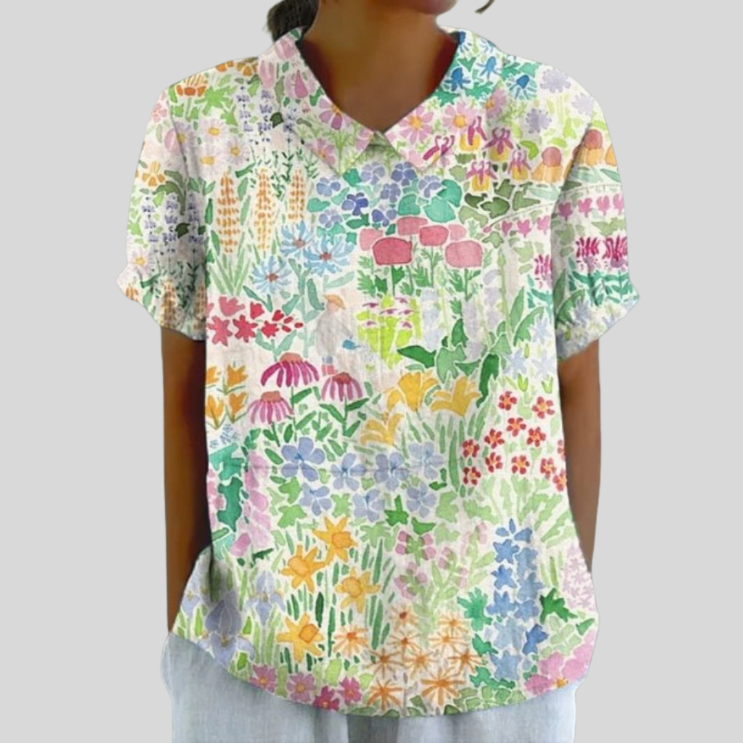 Solene™ | Colorful Garden Blouse