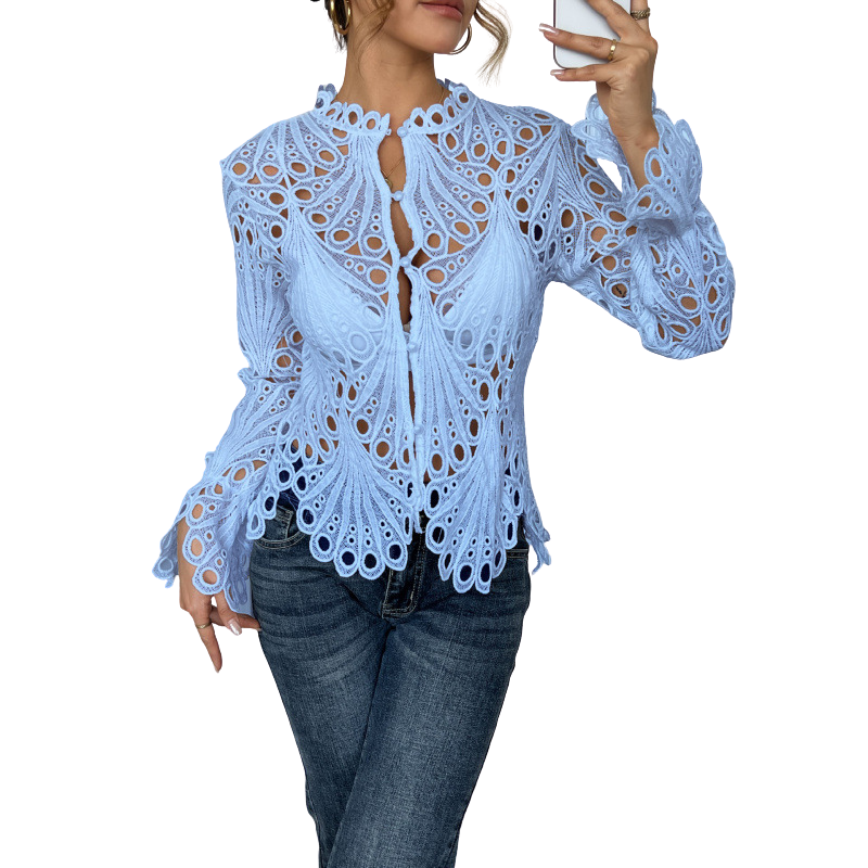 Sarah™ | Openwork Blouse