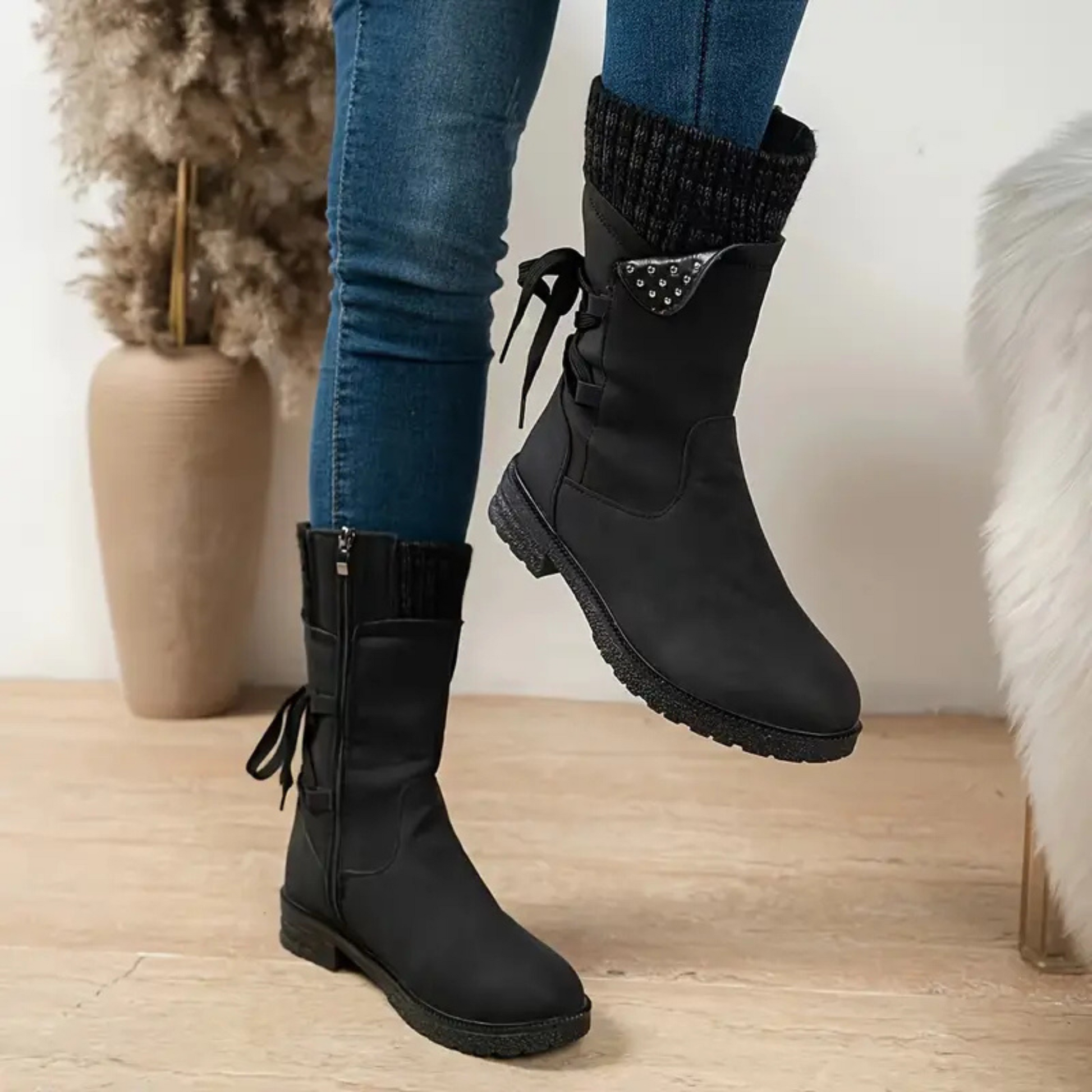 Rutschfeste und Bequeme Winterstiefel Ladivania™