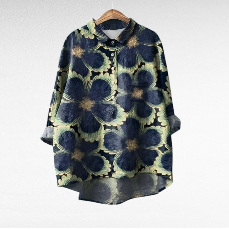 Solene™ | Elegant Floral Blouse