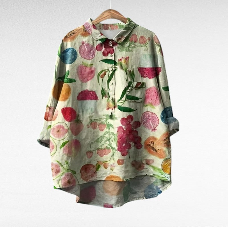 Solene™ | Elegant Floral Blouse