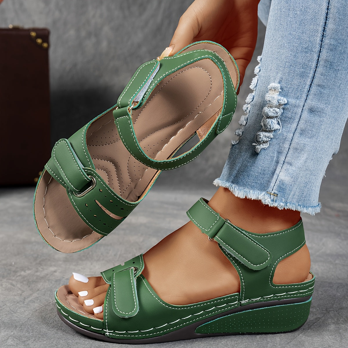 GRACE | Orthopedic Wedge Sandals for All-Day Comfort
