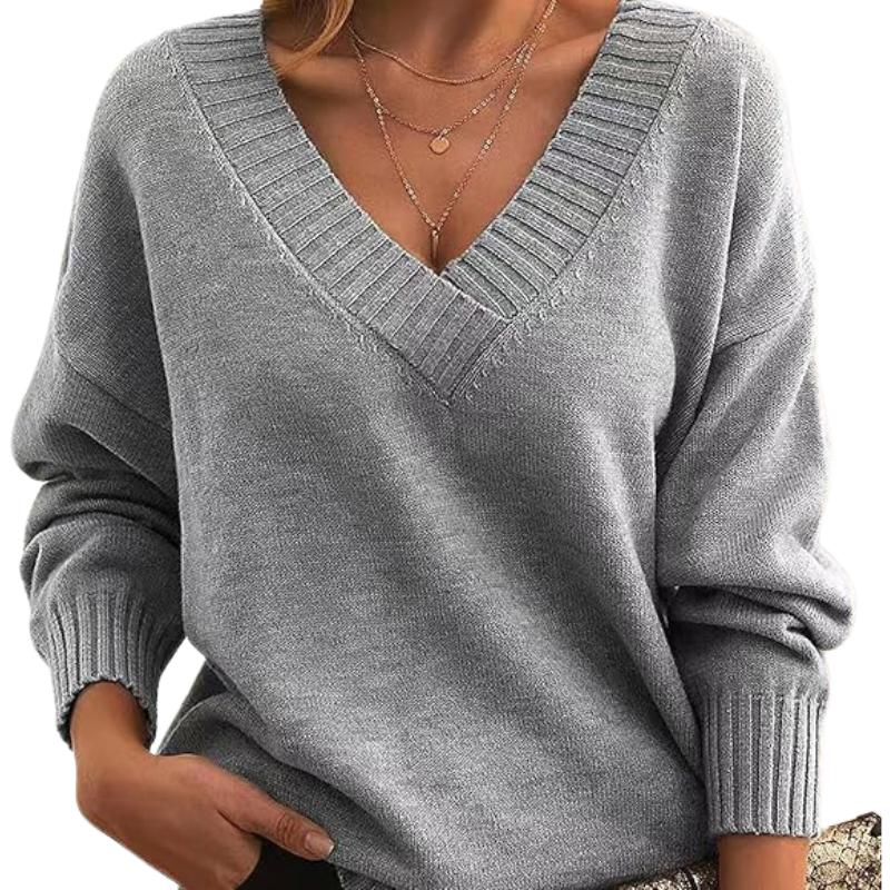 Mila – Women’s Chic V-Neck Sweater