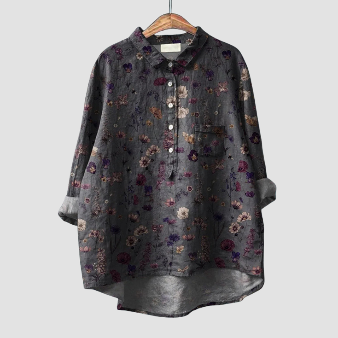 Quitterie™ | Subtle Floral Blouse