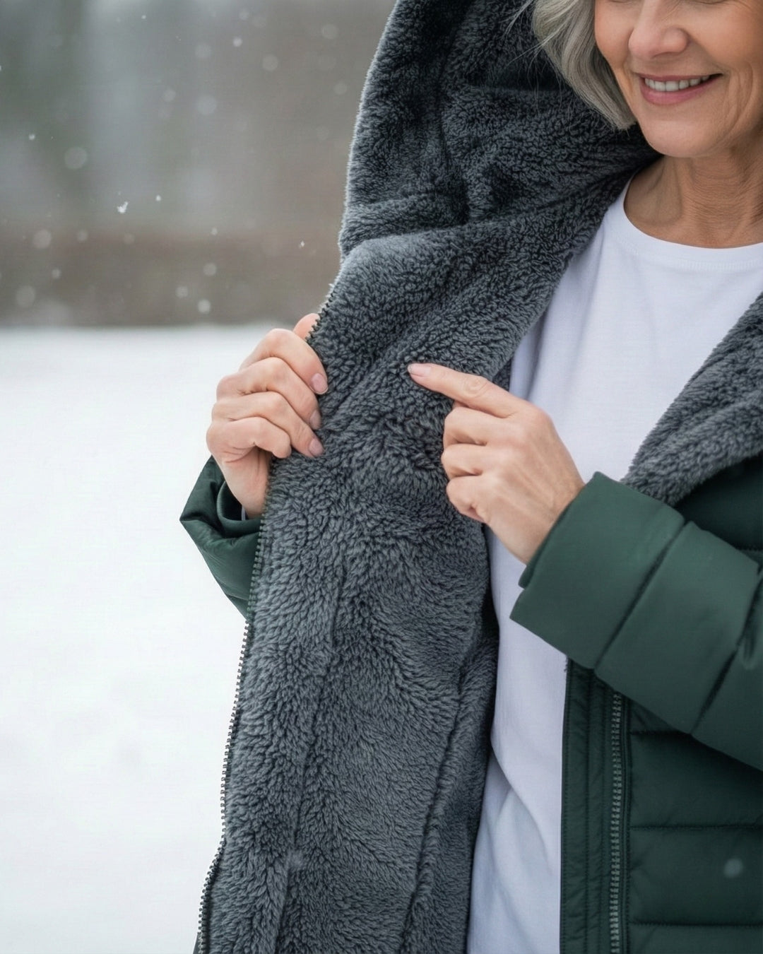 Clair | Puffer jacket lined with fleece