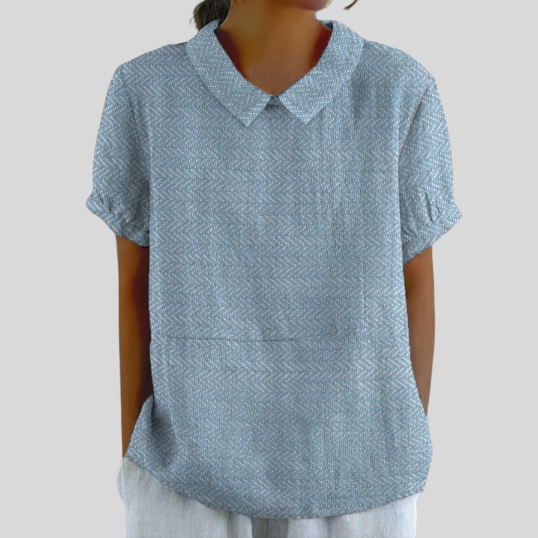 Mathilde™ | Textured Pattern Blouse