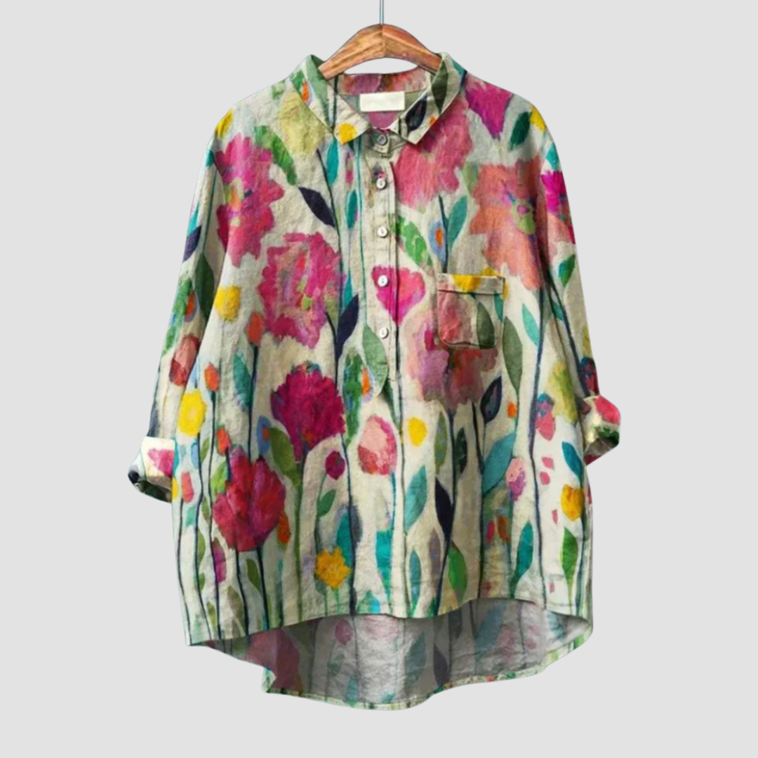 Victoire™ | Elegant Floral Blouse