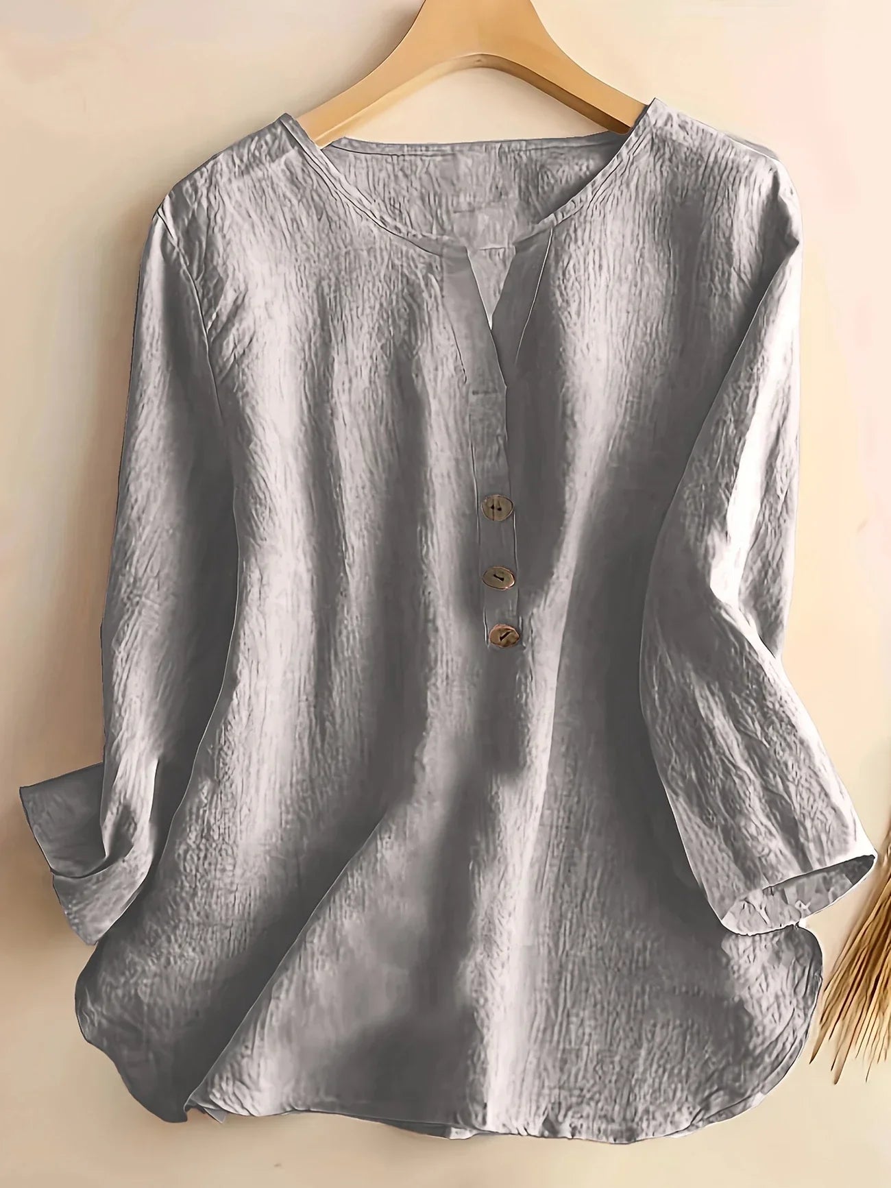 Solenya™ | Cotton-Linen Blouse