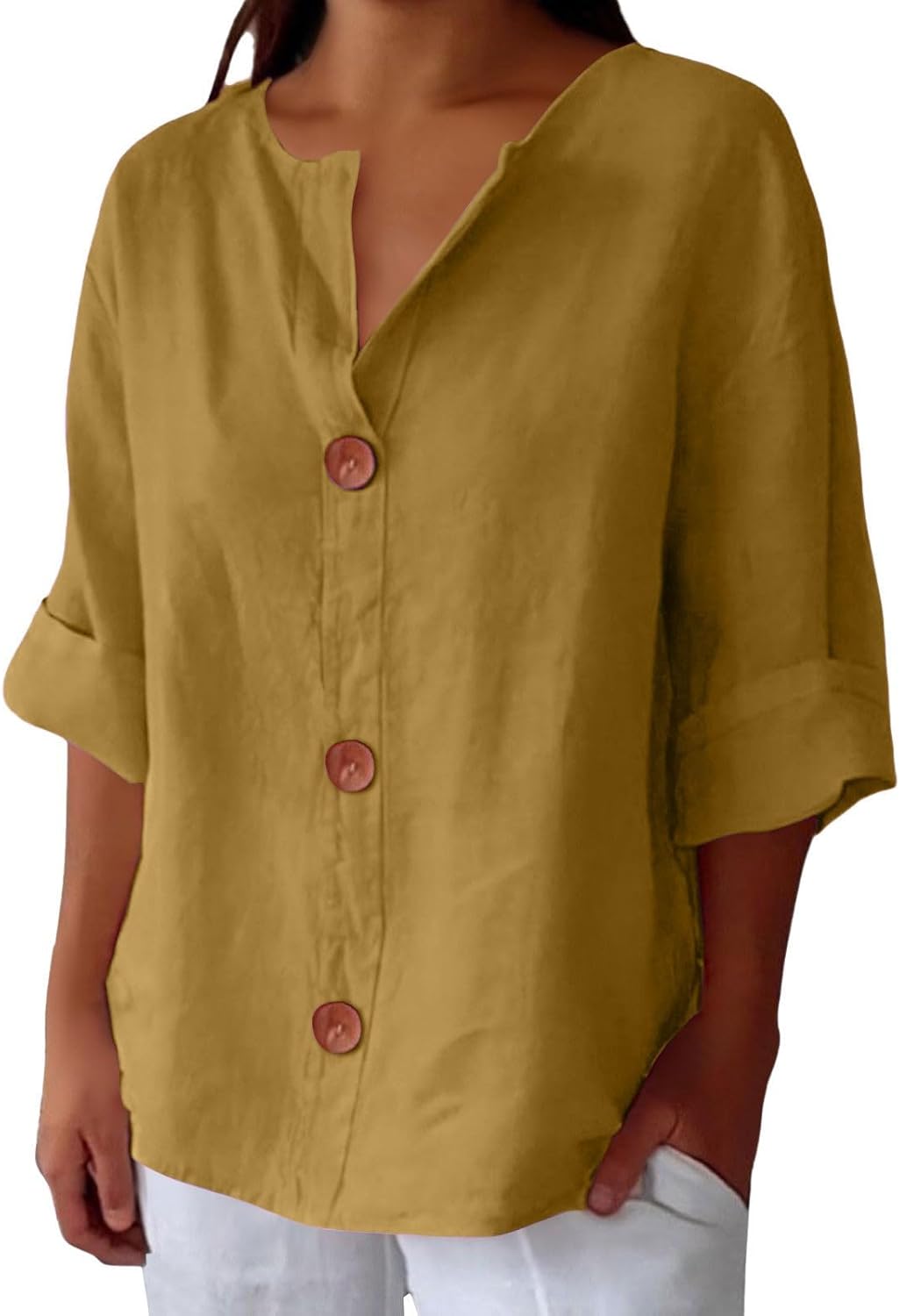 Lunaria™ | Cotton-Linen Shirt