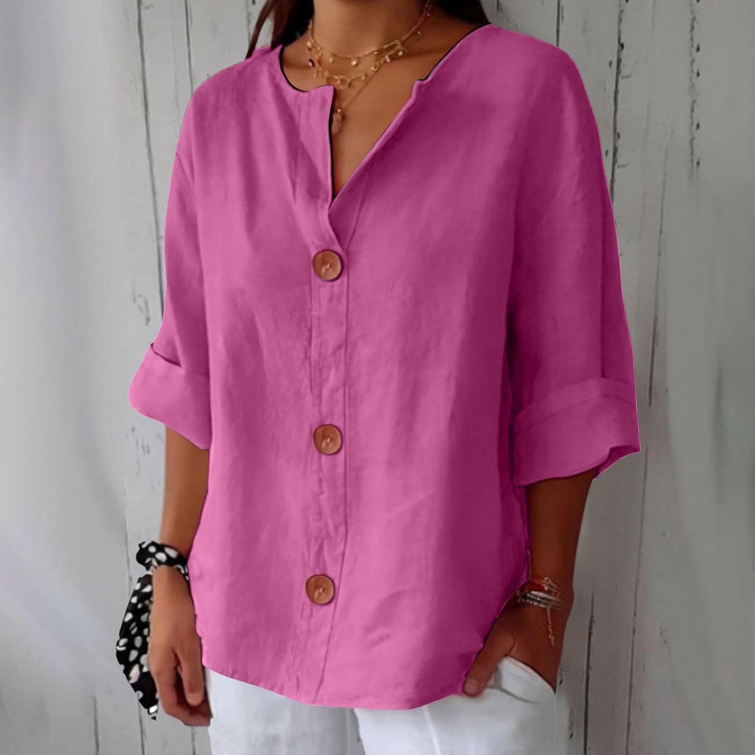 Lunaria™ | Cotton-Linen Shirt