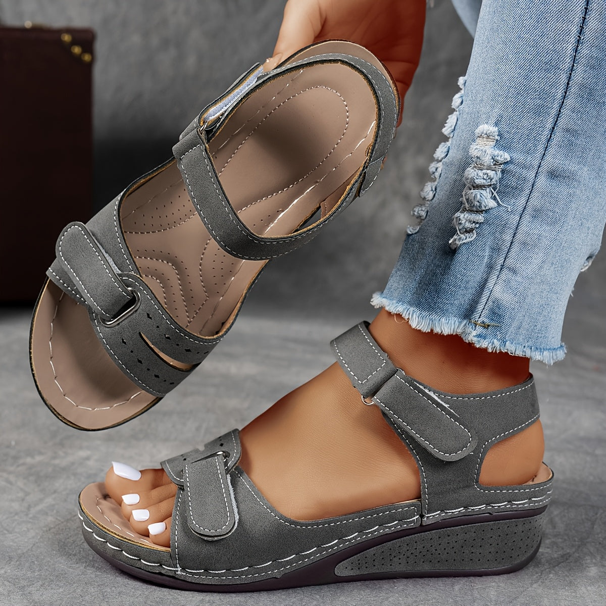 GRACE | Orthopedic Wedge Sandals for All-Day Comfort