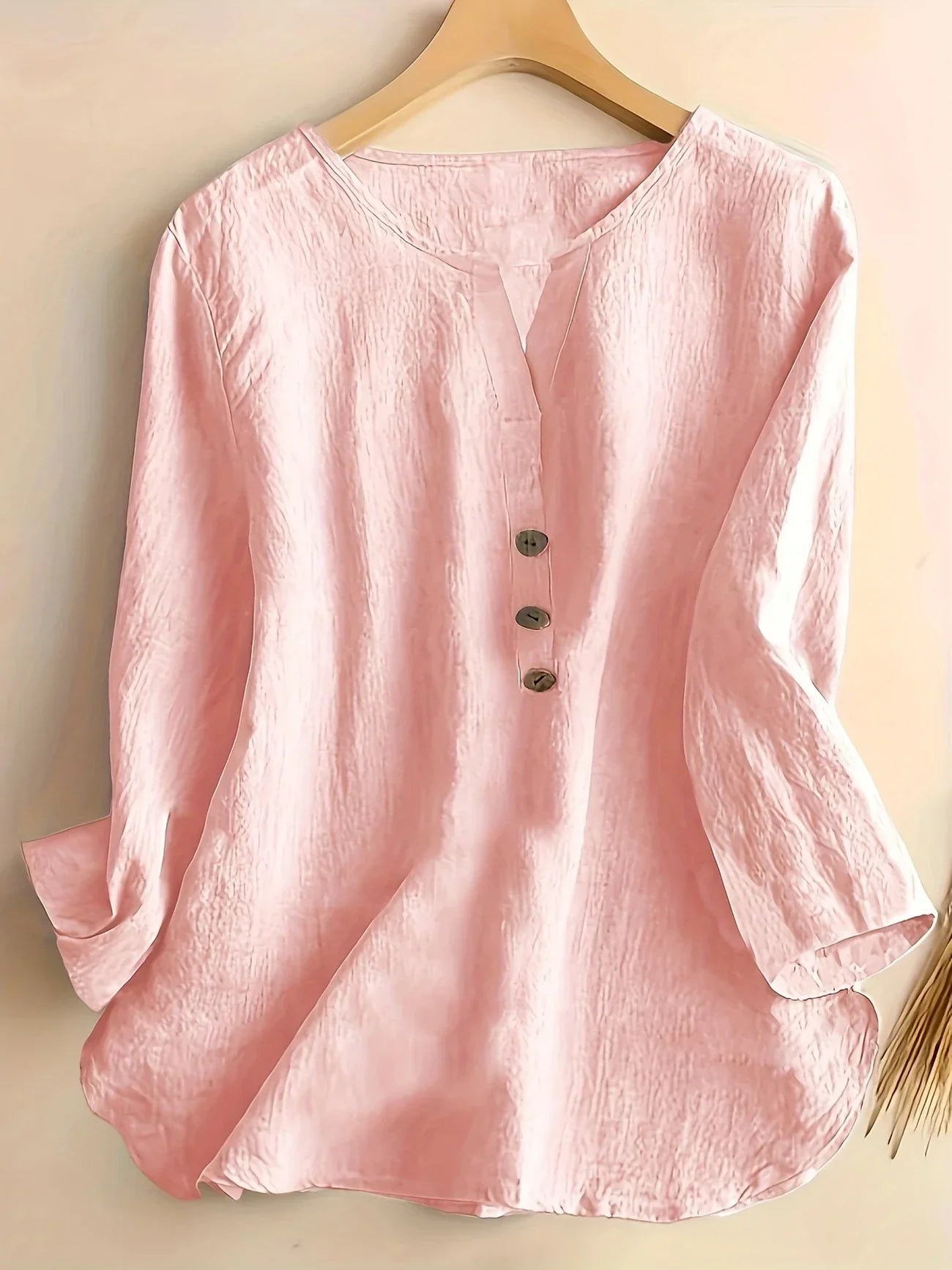 Solenya™ | Cotton-Linen Blouse