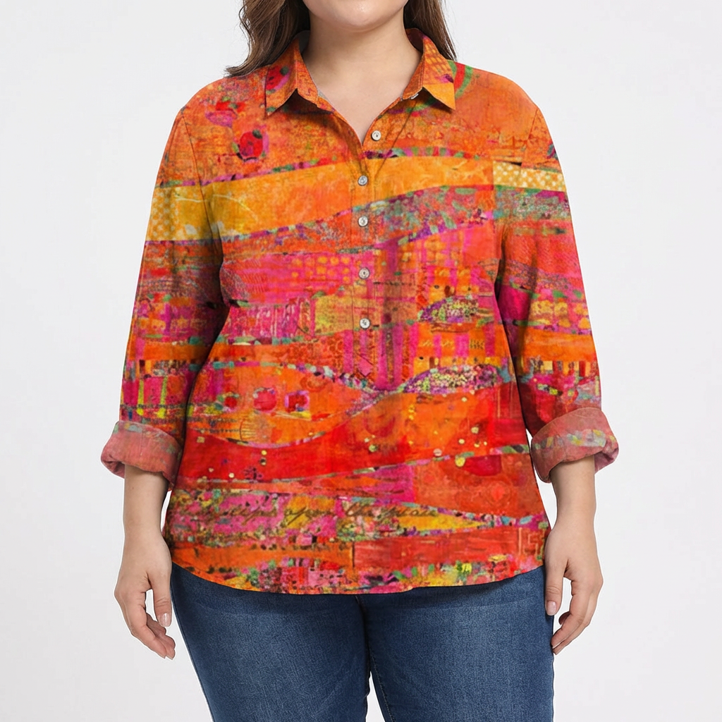 Catherine™ | Elegant Summer Linen Blouse