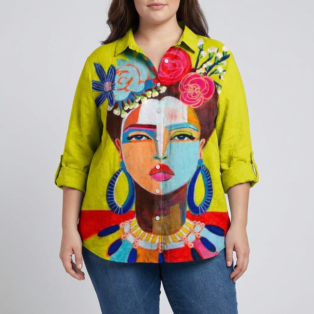 Amelia™ | Elegant Summer Linen Blouse