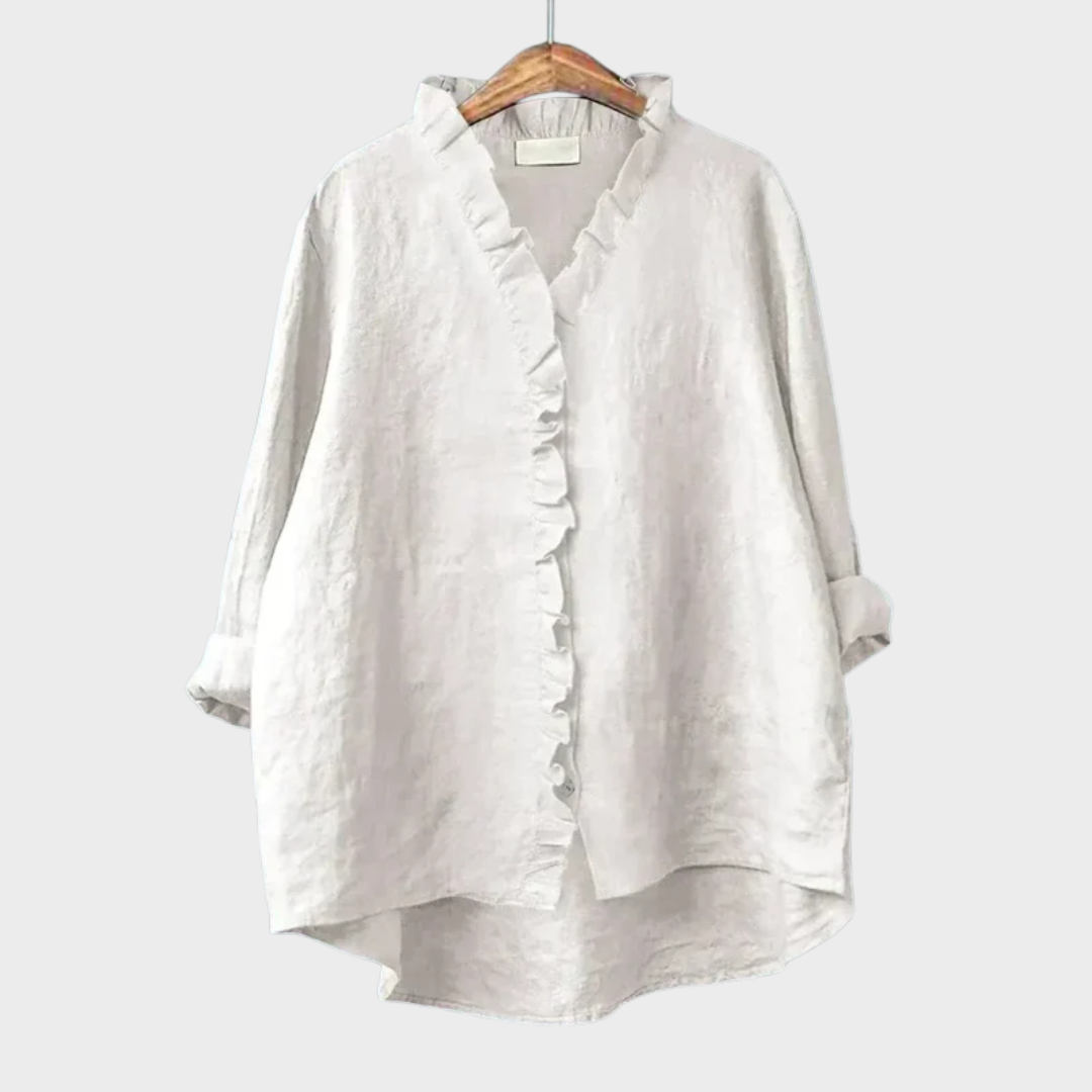 Celestine™ | Delicate Ruffled Blouse