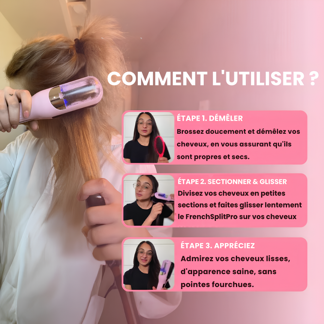 SplitCut Pro™-Le Secret des Cheveux Brillants