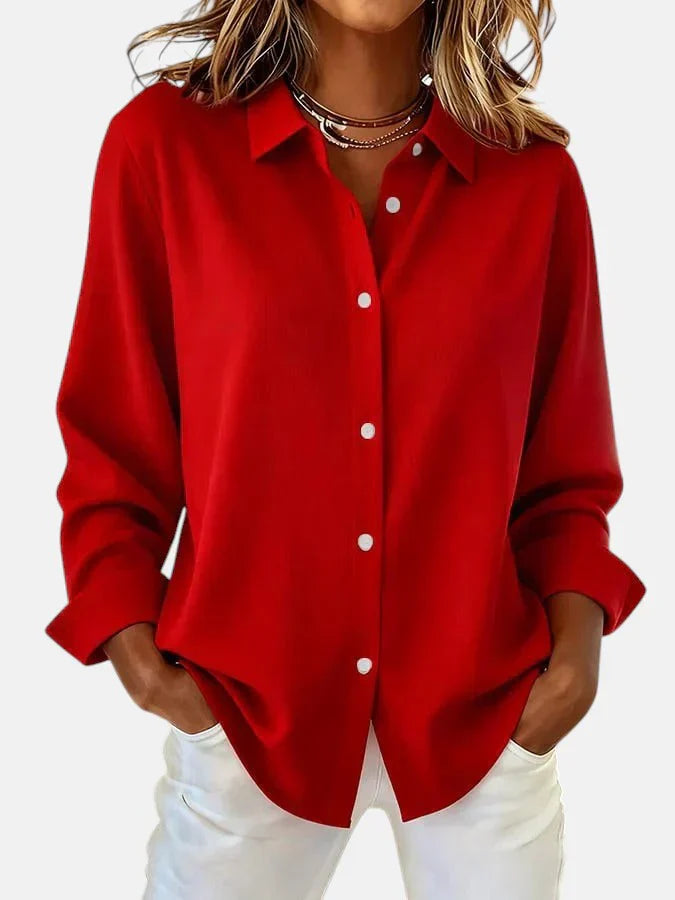 Melanie™ | Elegant Buttoned Blouse